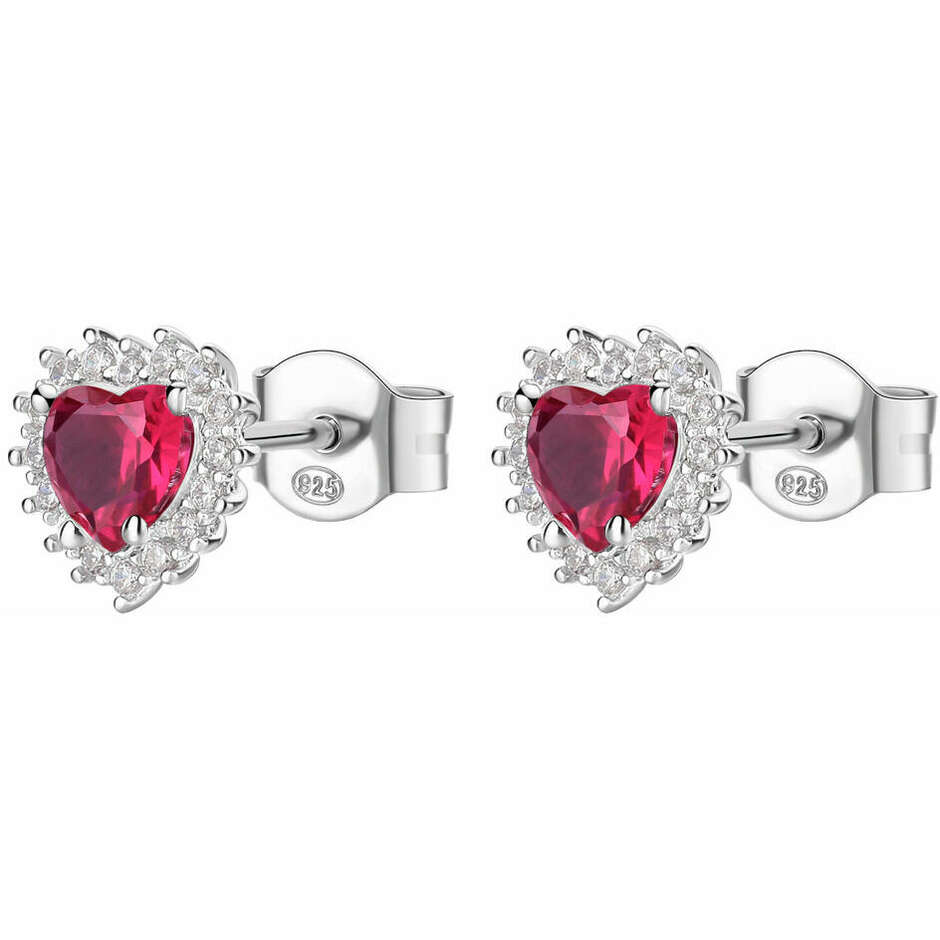 Brosway Fancy Red Heart Earrings