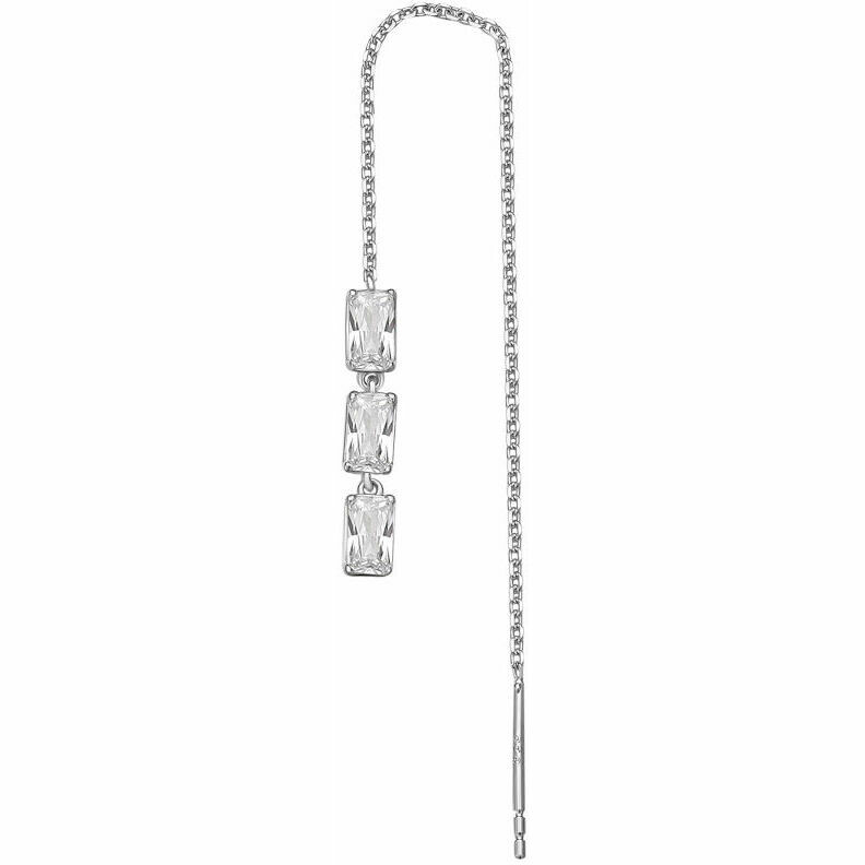 Brosway Fancy single earring in silver and white zircons