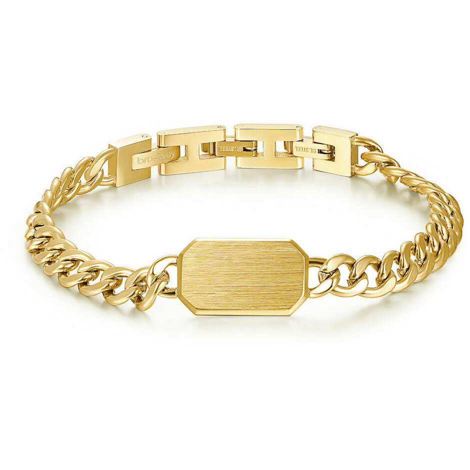 Brosway INK men's bracelet in golden steel chain link