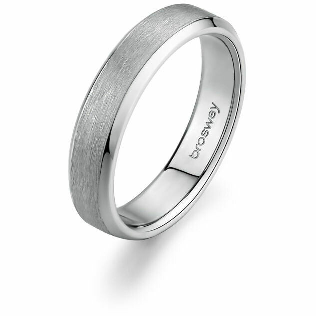 Brosway Ink men's steel band ring
