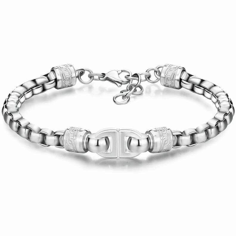 Brosway Knocker men's bracelet in Venetian mesh steel