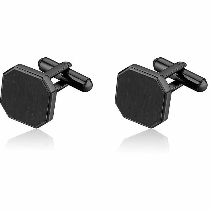 Brosway Men's Cufflinks in Ruthenium-coloured Steel