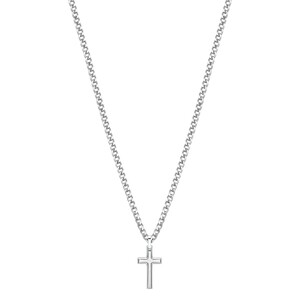 Brosway Men's INK necklace in steel with cross pendant Brosway Men's INK necklace in steel with cross pendant