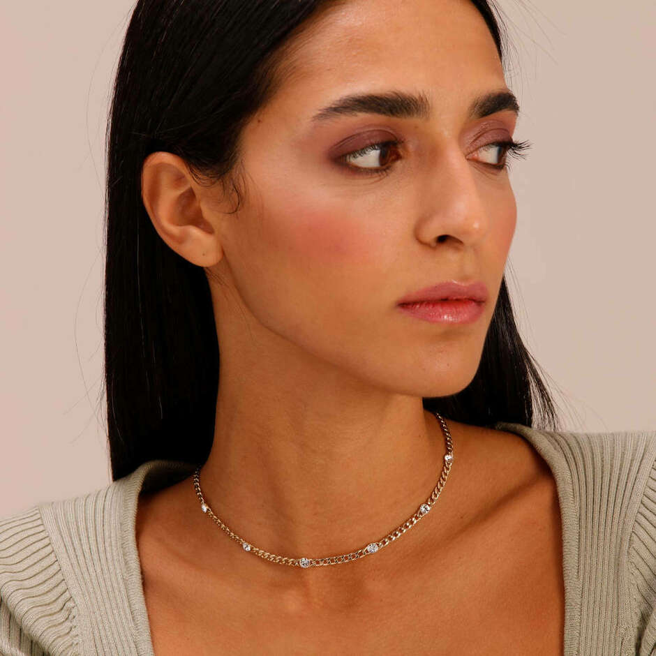 Brosway Symphonia Women's Golden Steel Necklace