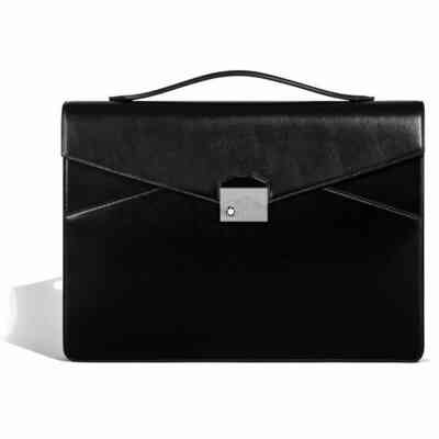 Cartella Montblanc Meisterstück in pelle nera Cartella Montblanc Meisterstück in pelle nera