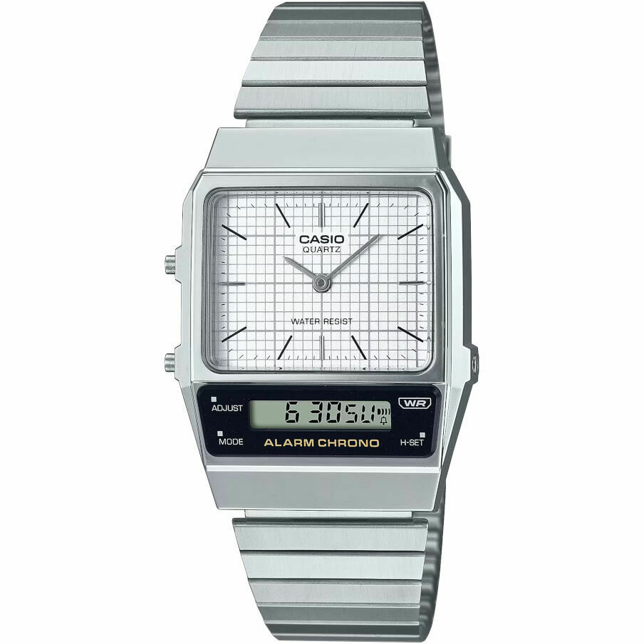 Casio Edgy Collection white watch | Franco Cuomo jewelry