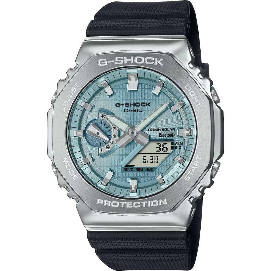 Casio G-Shock multifunction Bluetooth Smart watch, light blue