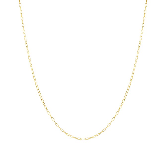 Catenina Stroili in oro giallo maglia forzatina allungata 40 cm