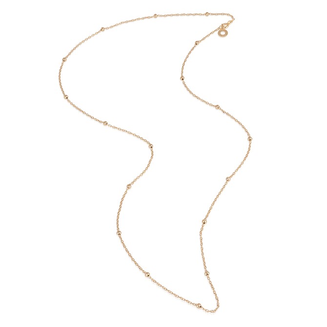 Chanecler chain with 80 cm spheres in 9kt yellow gold