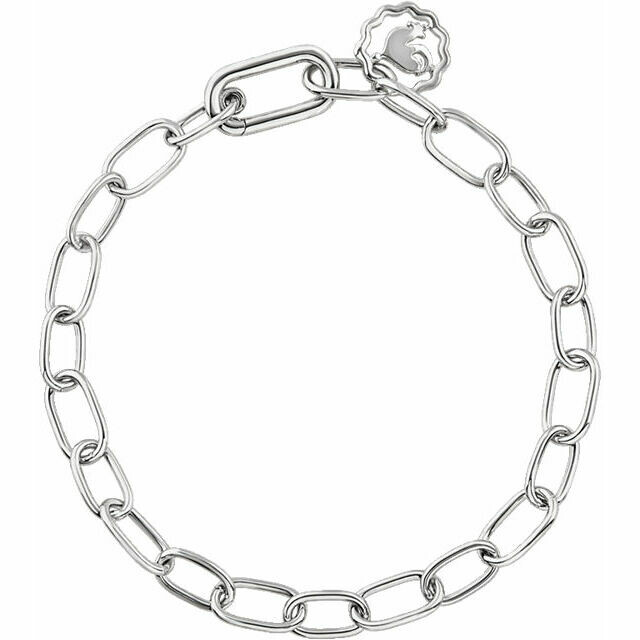 Chantecler bracelet in white gold oval links