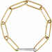 Chantecler bracelet in yellow and white gold with diamond clasp Yellow gold