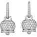 Chantecler Campanella medium earrings in diamond pavé Diamond