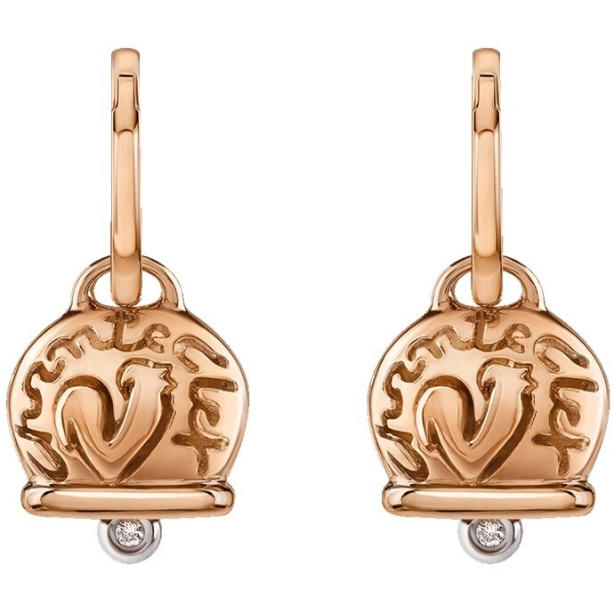 Chantecler Campanella Medium Earrings in Rose Gold