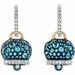 Chantecler Campanella Medium Earrings with Diamonds and Paraiba Diamond-Paraiba