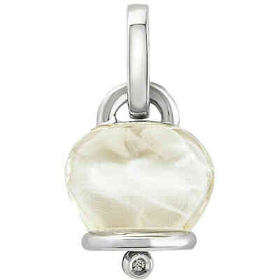 Chantecler Campanella pendant in rock crystal silver and diamond Chantecler Campanella pendant in rock crystal silver and diamond
