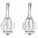 Chantecler Campanella Single Earring in White Resin and Silver White resin
