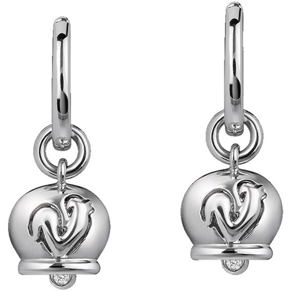 Chantecler Campanella Small Earrings in White Gold
