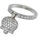 Chantecler Campanella small ring in white gold and diamonds Diamond