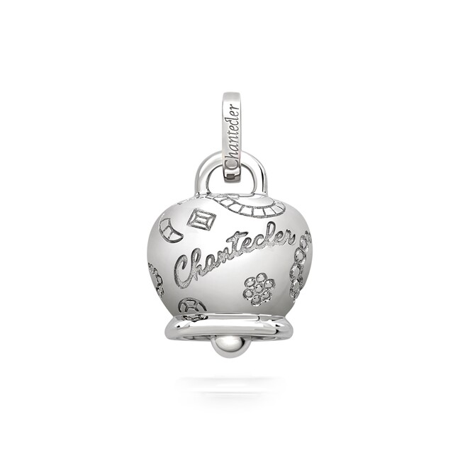 Chantecler Campanella Suamem large pendant in 9 Kt white gold
