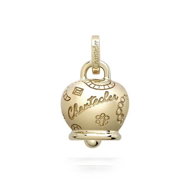 Chantecler Campanella Suamem large pendant in 9 Kt yellow gold