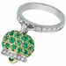 Chantecler Campanelle ring in gold with emeralds and diamonds Emerald