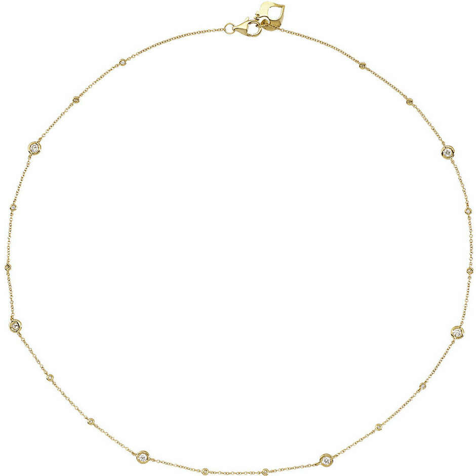 Chantecler Capri necklace in yellow gold and diamonds 42 cm