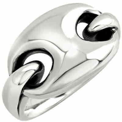 Chantecler Capriness marine mesh ring in silver Chantecler Capriness marine mesh ring in silver