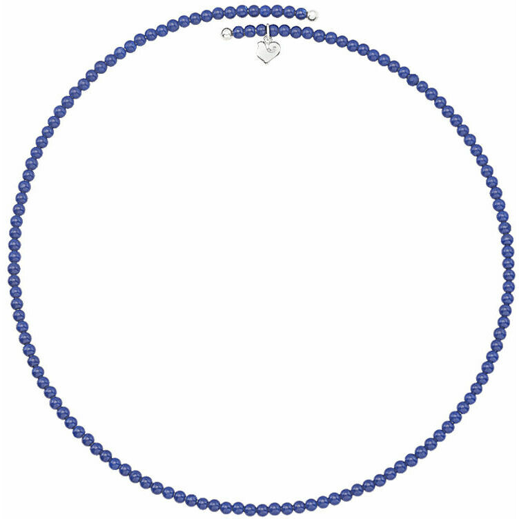 Chantecler choker necklace in compound lapis and silver