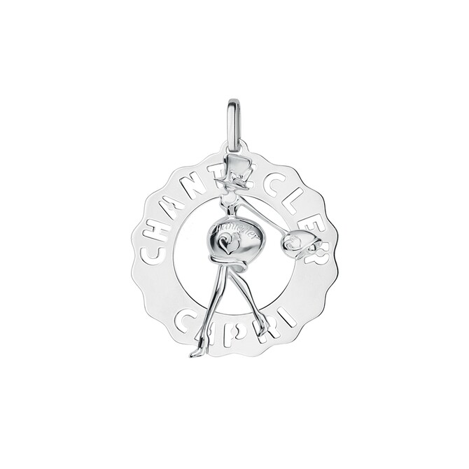 Chantecler large Madame Clochette pendant in silver
