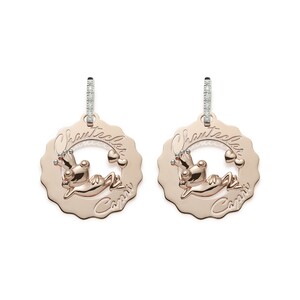 Chantecler Logo Gold Small Frog Prince Earrings