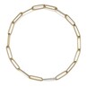 Chantecler Logo oval link necklace in 18Kt yellow and white gold and white diamonds Yellow gold