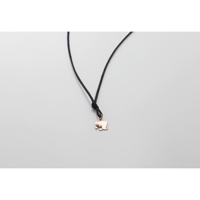 Chantecler mini hermit crab pendant in rose gold