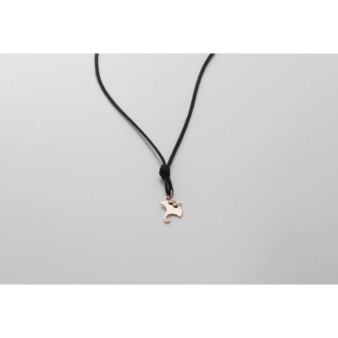 Chantecler mini manta pendant in 9 Kt rose gold
