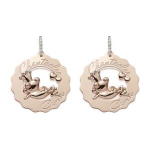 Chantecler Single Earring Logo Large Frog Prince in Love