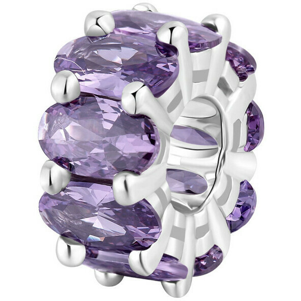 Charm Brosway Fancy in argento e zirconi ametista