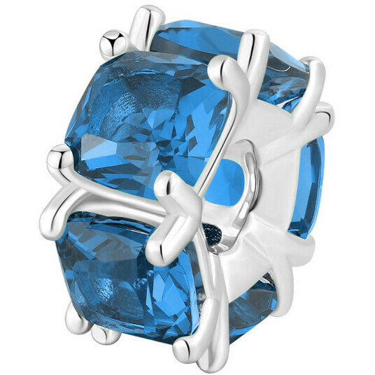 Charm Brosway Fancy in argento e zirconi blu