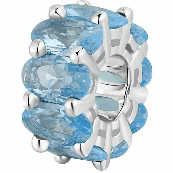 Charm Brosway Fancy in argento e zirconi celeste