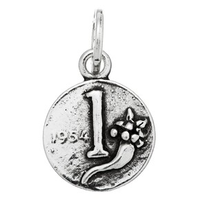 Charm Giovanni Raspini 1 LIRA Charm Giovanni Raspini 1 LIRA