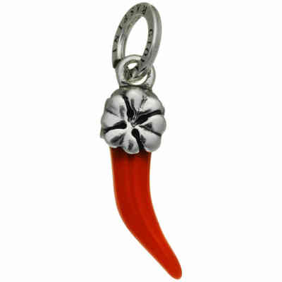 Charm Giovanni Raspini Corno Rosso Quadrifoglio Charm Giovanni Raspini Corno Rosso Quadrifoglio