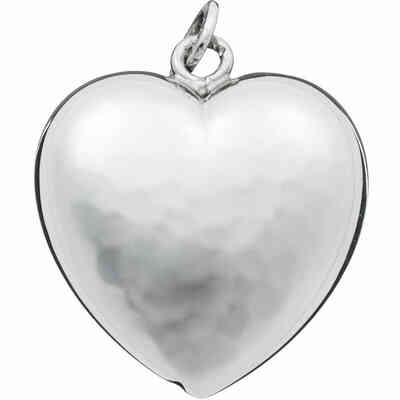 Charm Giovanni Raspini Cuore Martellato Medio Charm Giovanni Raspini Cuore Martellato Medio