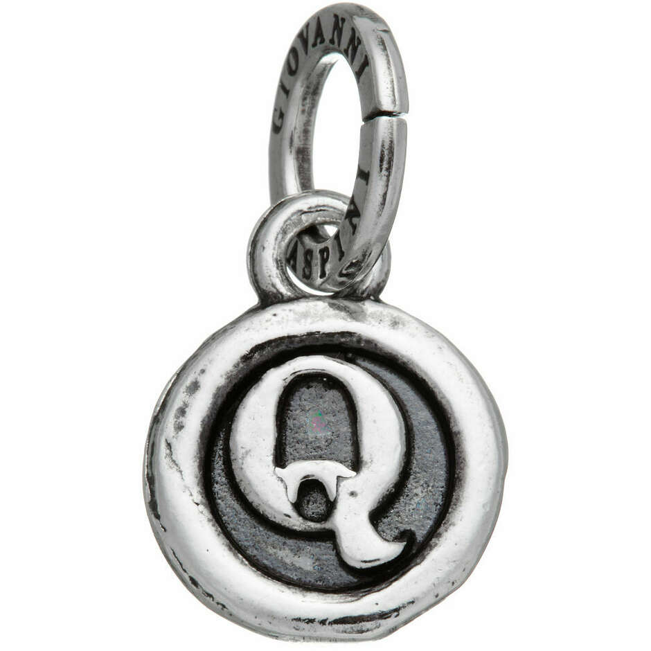Charm Giovanni Raspini Letter Q button