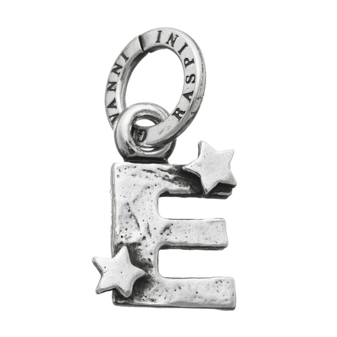 Charm Giovanni Raspini Lettera E con stelle
