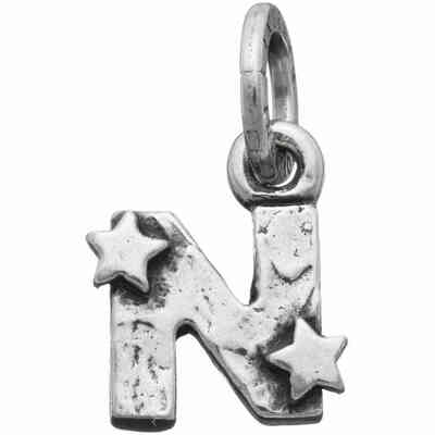 Charm Giovanni Raspini Lettera N con stelle Charm Giovanni Raspini Lettera N con stelle
