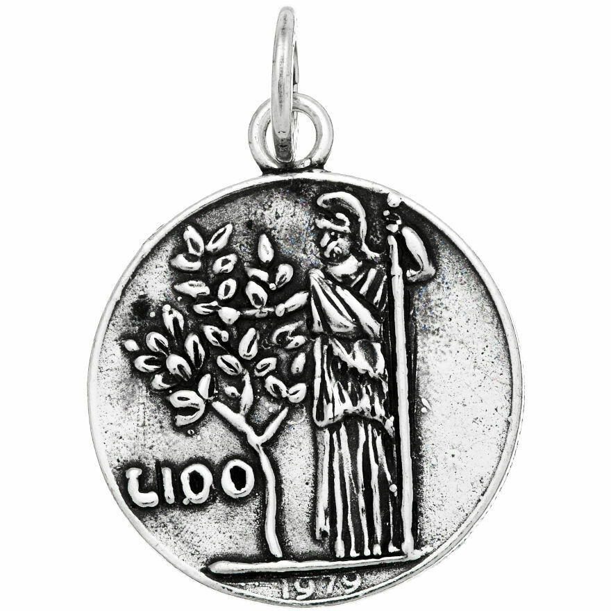 Charm Giovanni Raspini moneta 100 lire in argento