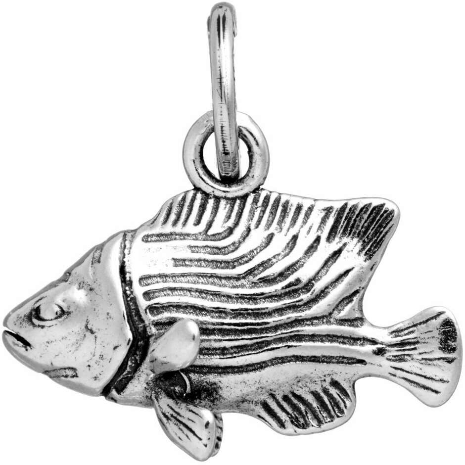 Charm Giovanni Raspini pesce angelo in argento