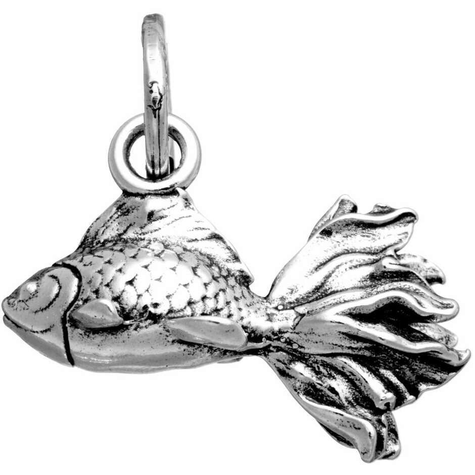 Charm Giovanni Raspini pesce tropicale in argento