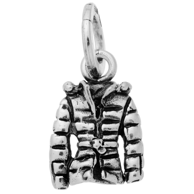 Charm in Argento Giovanni Raspini Piumino
