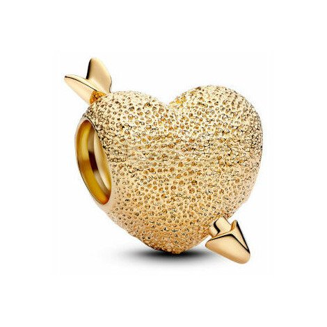 Charm Pandora Cuore di Cupido placcato oro