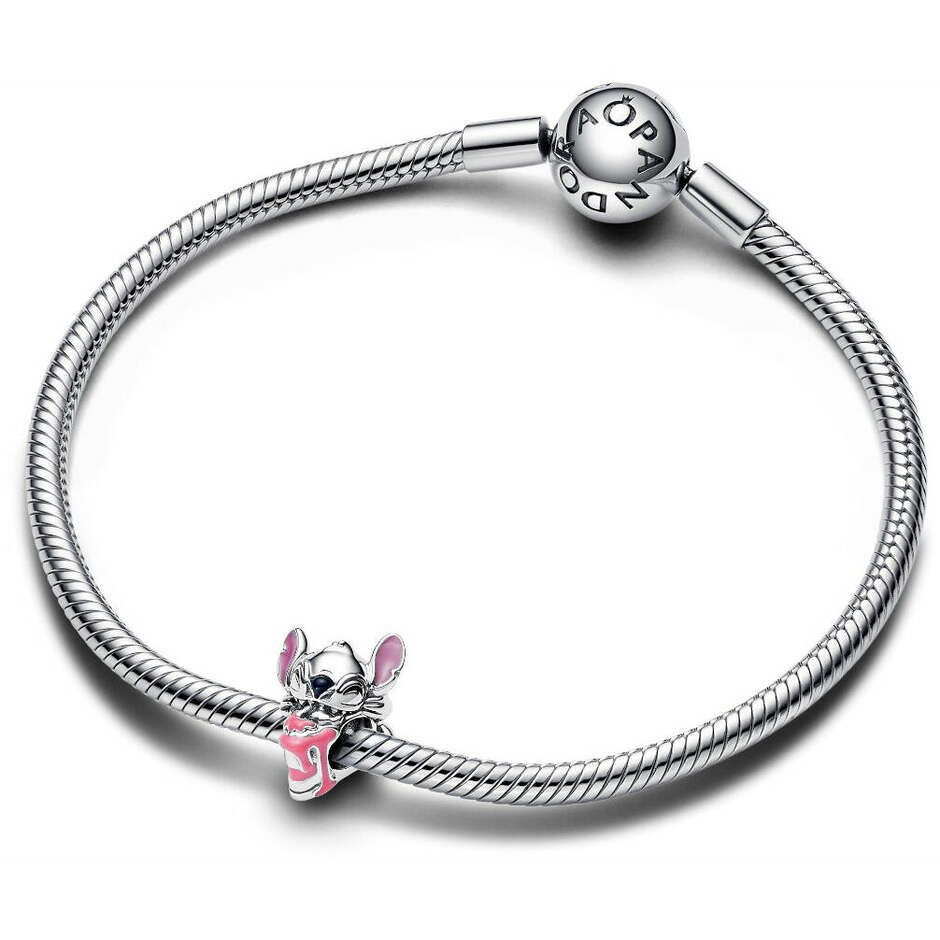 Charm Pandora Disney Lilo & Stitch con Torta di Compleanno