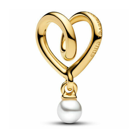 Charm Pandora Famiglia Dove l'Amore è Infinito placcato oro